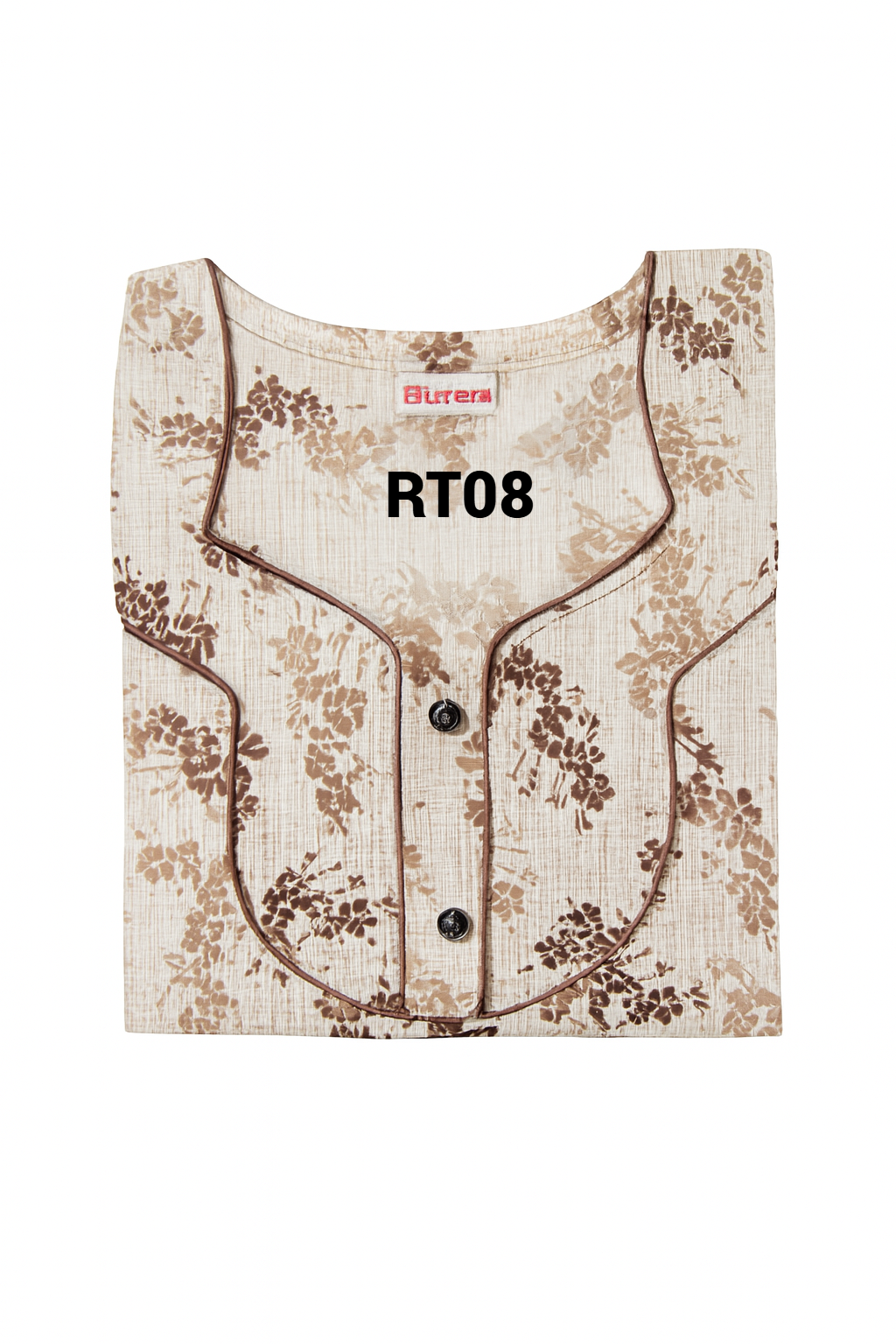 SPUN Cotton Blend  Floral Print Nighty, Free Size, Multi Colour for Womens