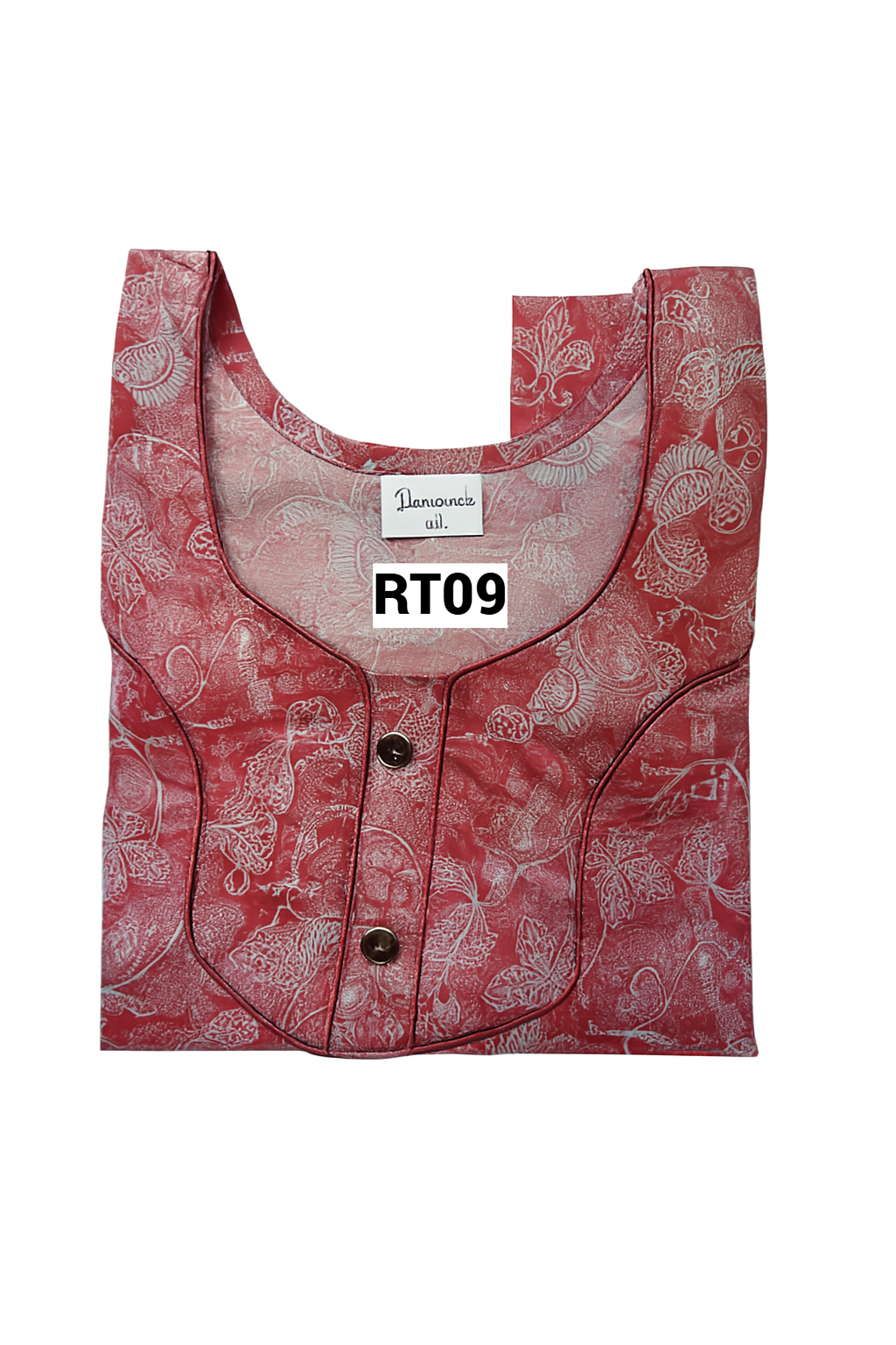 SPUN Cotton Blend  Floral Print Nighty, Free Size, Multi Colour for Womens