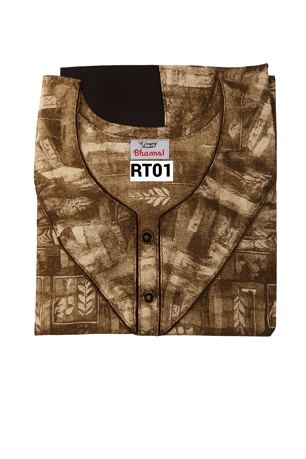 SPUN Cotton Blend  Floral Print Nighty, Free Size, Multi Colour for Womens