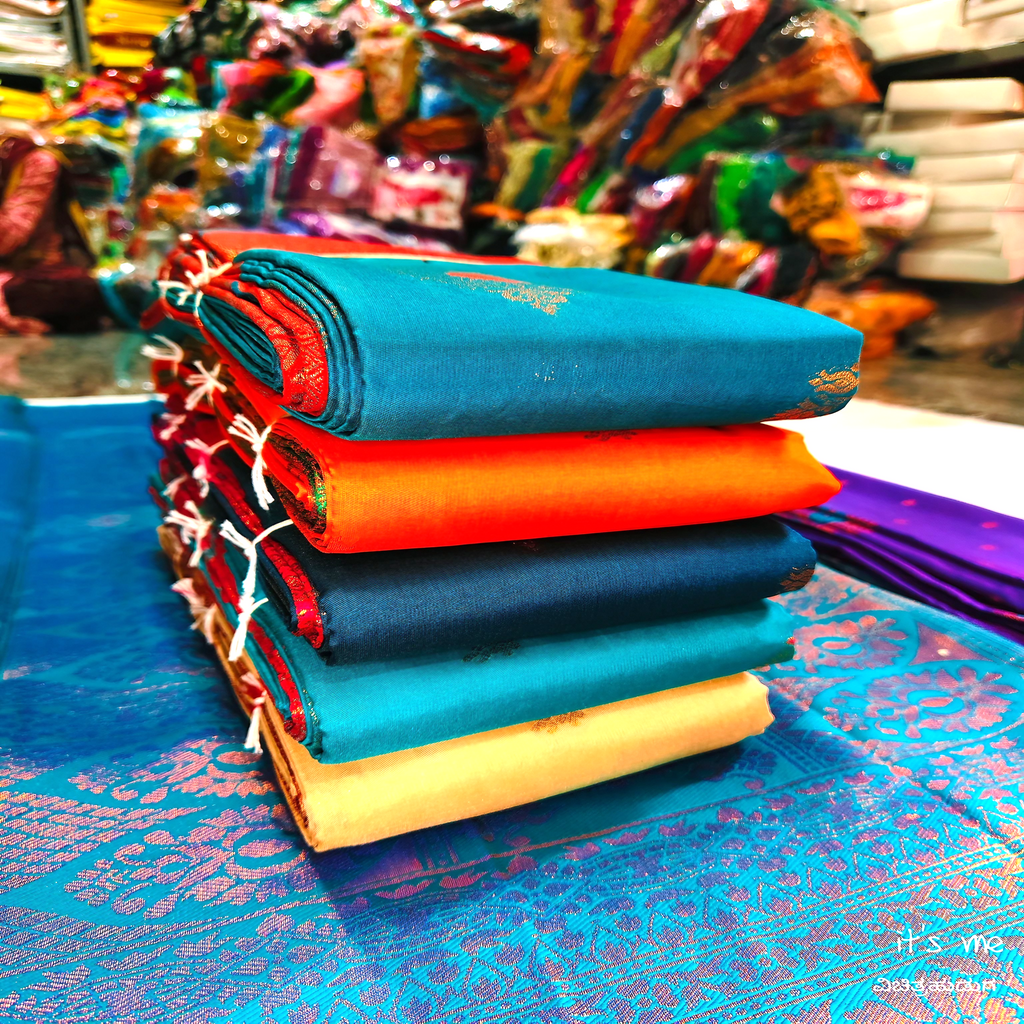 Soft Silk Sarees With Stone