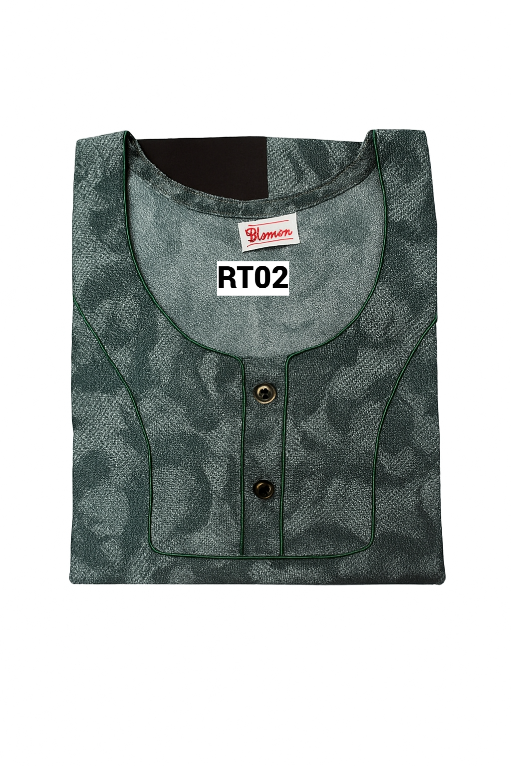 SPUN Cotton Blend  Floral Print Nighty, Free Size, Multi Colour for Womens