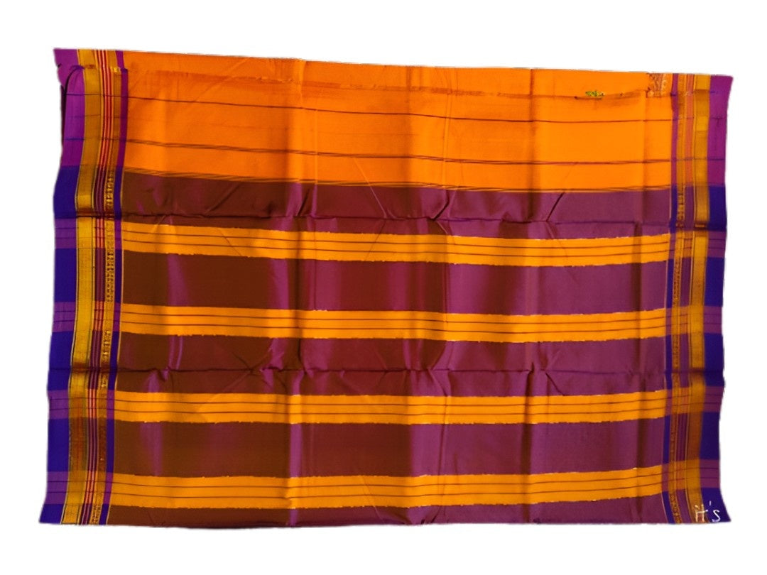 Kasuti Work ilkal Sarees with Running blouse piece for womens